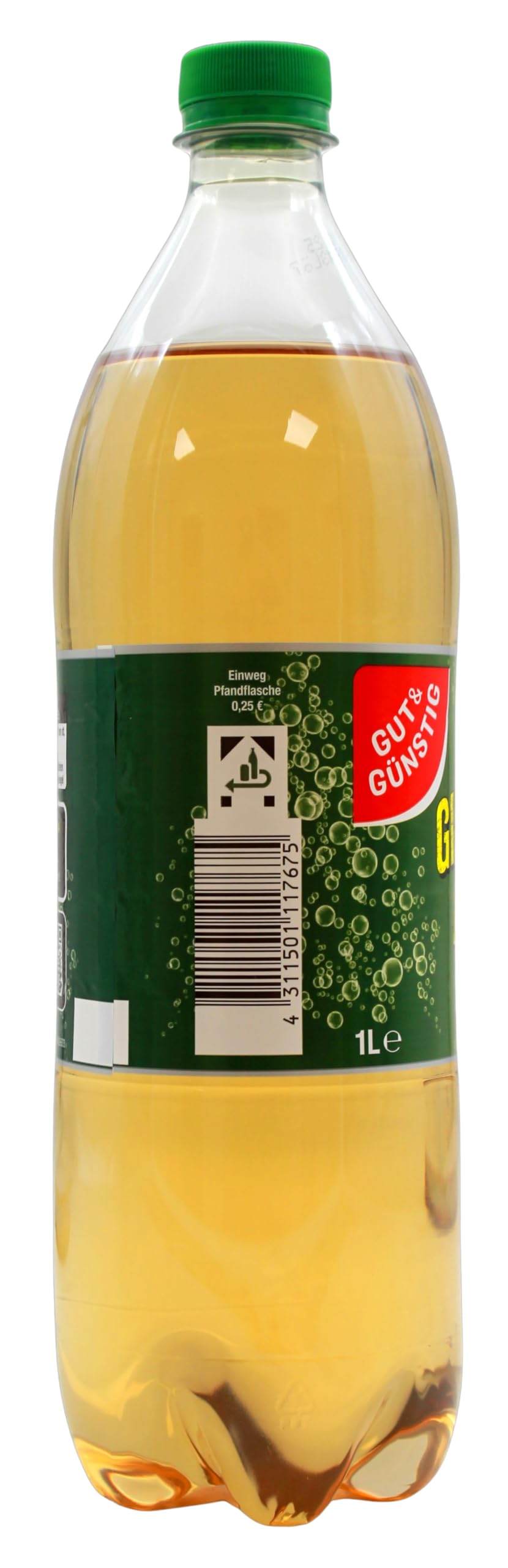 Edeka Gut & Günstig Ginger Ale, 18er Pack (18 x 1 l) EINWEG