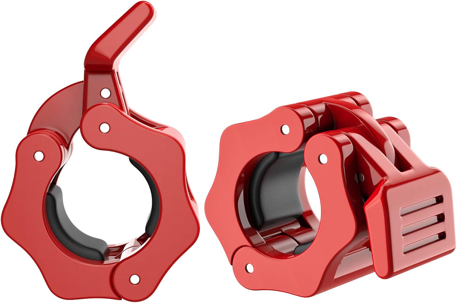 MoKo Barbell Clamps Collars, Quick Release Pair of Locking 1 inch or 2 inch Professional Weight Locks Collar Clips Great for Workout, Weightlifting, Fitness & Strength Training : Sports & Outdoors