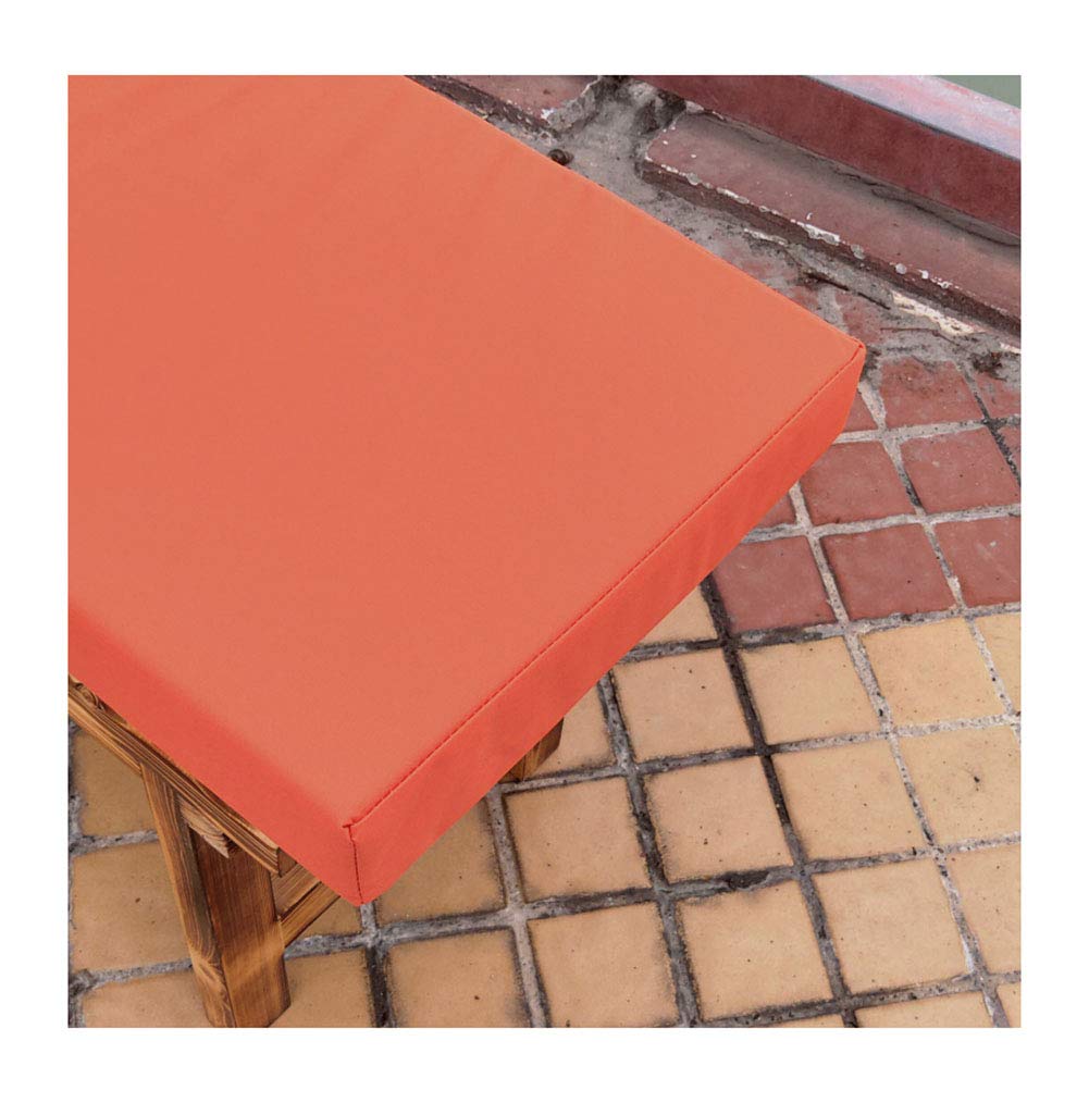 Coussin de jardin orange étanche pour embellir votre chaise longue de terrasse