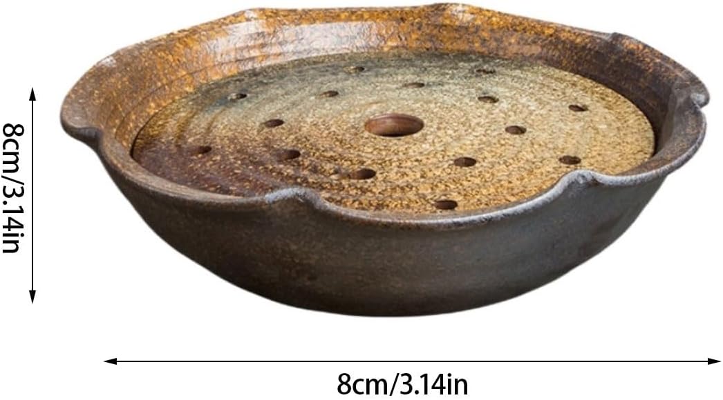 Tea Tray Chinese Tea Set Ceramic Teapot Base Drainage Tea Tray Living Room Tea Tray Suitable for Reception Room Tea Room Etc Tea Trays