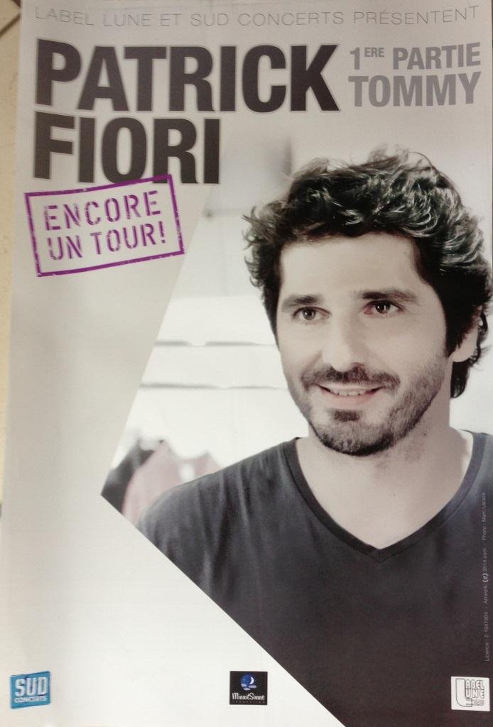 Affiche Patrick Fiori Encore Un Tour 40X60 Cm pour décoration murale