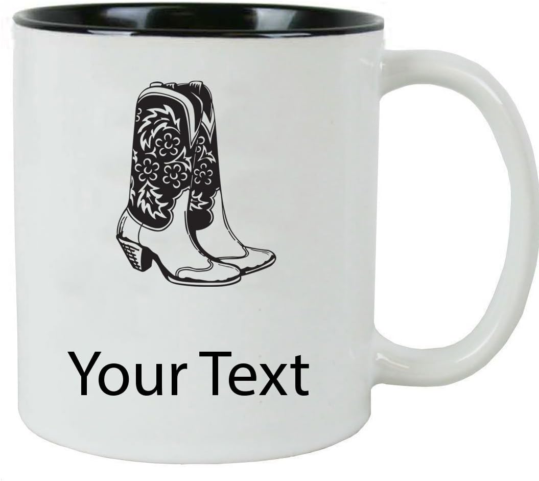 Custom Cowgirl/Cowboy Boots Ceramic Coffee Mug with Ghana Ubuy