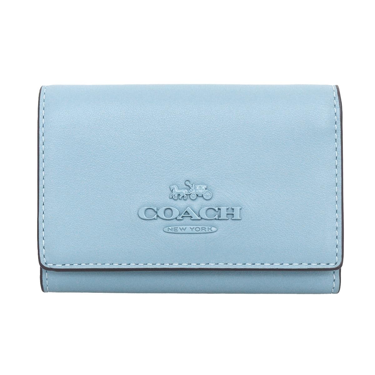 【 COACH 】 カーフレザー ロゴ 三つ折り マイクロ ウォレット COACH コーチ 財布 レディース 3つ折り 折財布 ミニ財布