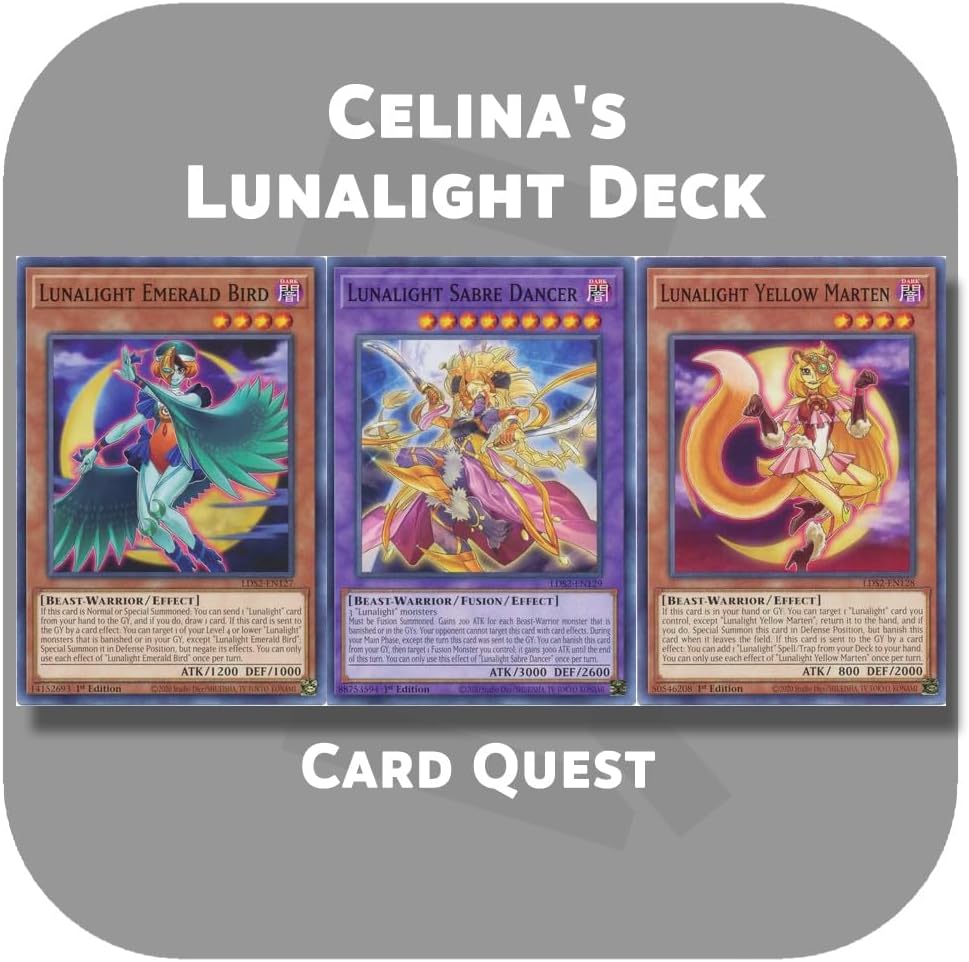 Complete Custom Deck for ARC-V - Celina's Lunalight Fusion Deck