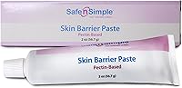 Vista 1 de Safe n' Simple Pasta de barrera para la piel de estoma, 2 onzas, suministros protectores de ostomía, pasta protectora adhesiva para estomas, barrera