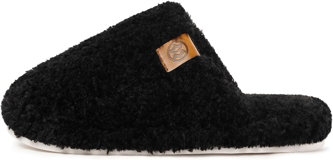 Dokela Fuzzy Kids Slippers Girls Boys Cozy House Slippers Plush Memory Foam House Shoes Non-slip Bedroom Indoor Outdoor - Image 3