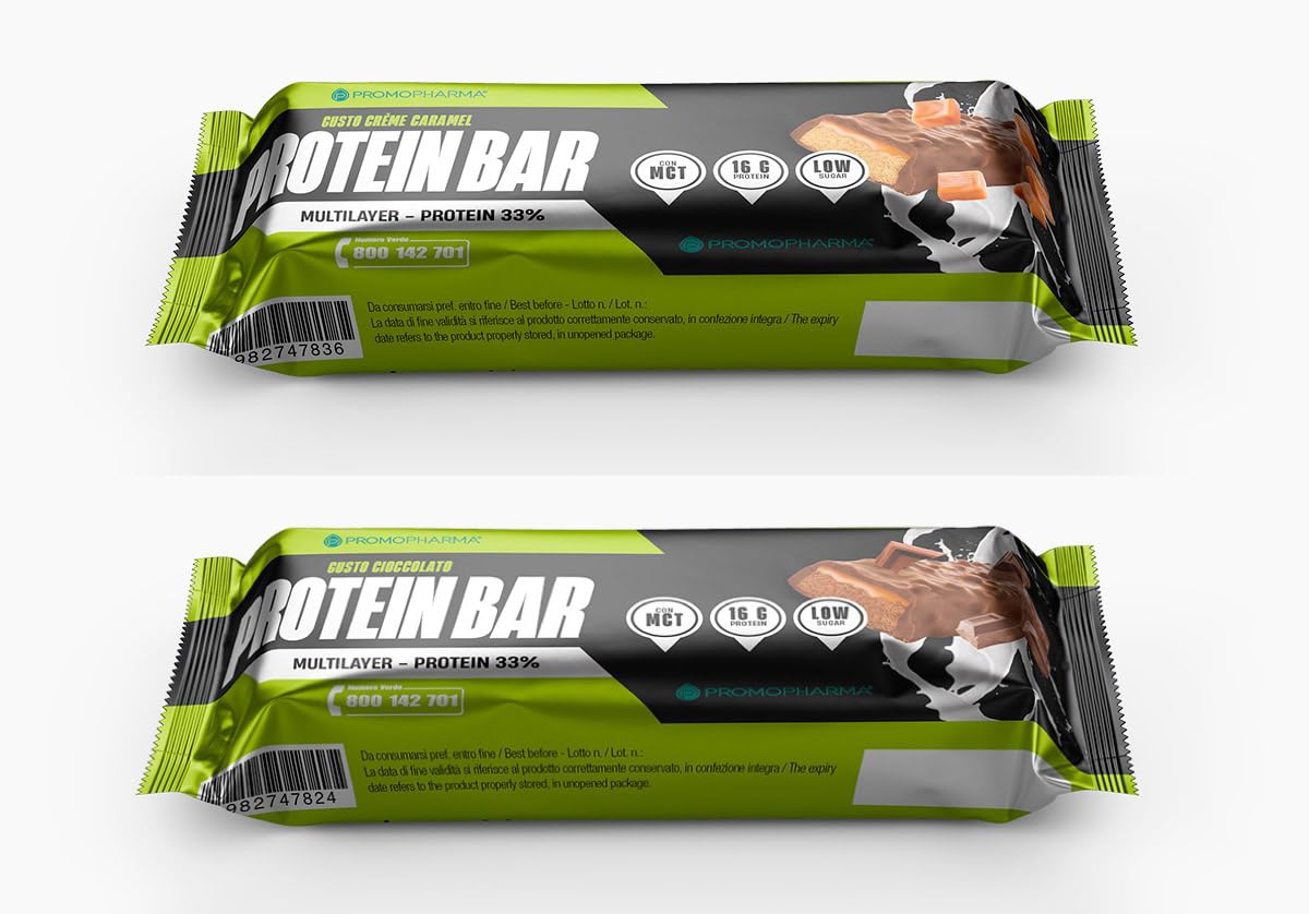 PromoPharma - Dimagra Protein Bar - 12 barrette proteiche da 45/50gr assortite