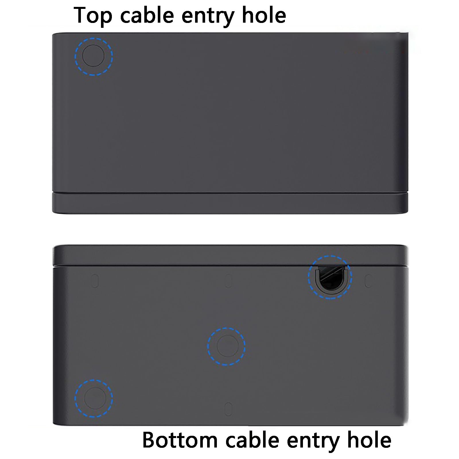Caja de protección para estación de carga de pared, caja protectora con cerradura para estación de carga de vehículos eléctricos, diseño de esquinas redondeadas, compatible con el 95% de los puntos