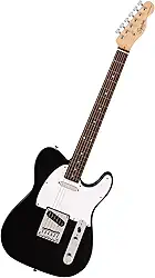 Fender Squier Debut Series Telecaster guitarra elétrica, guitarra para iniciantes, com 2 anos de garantia, preto