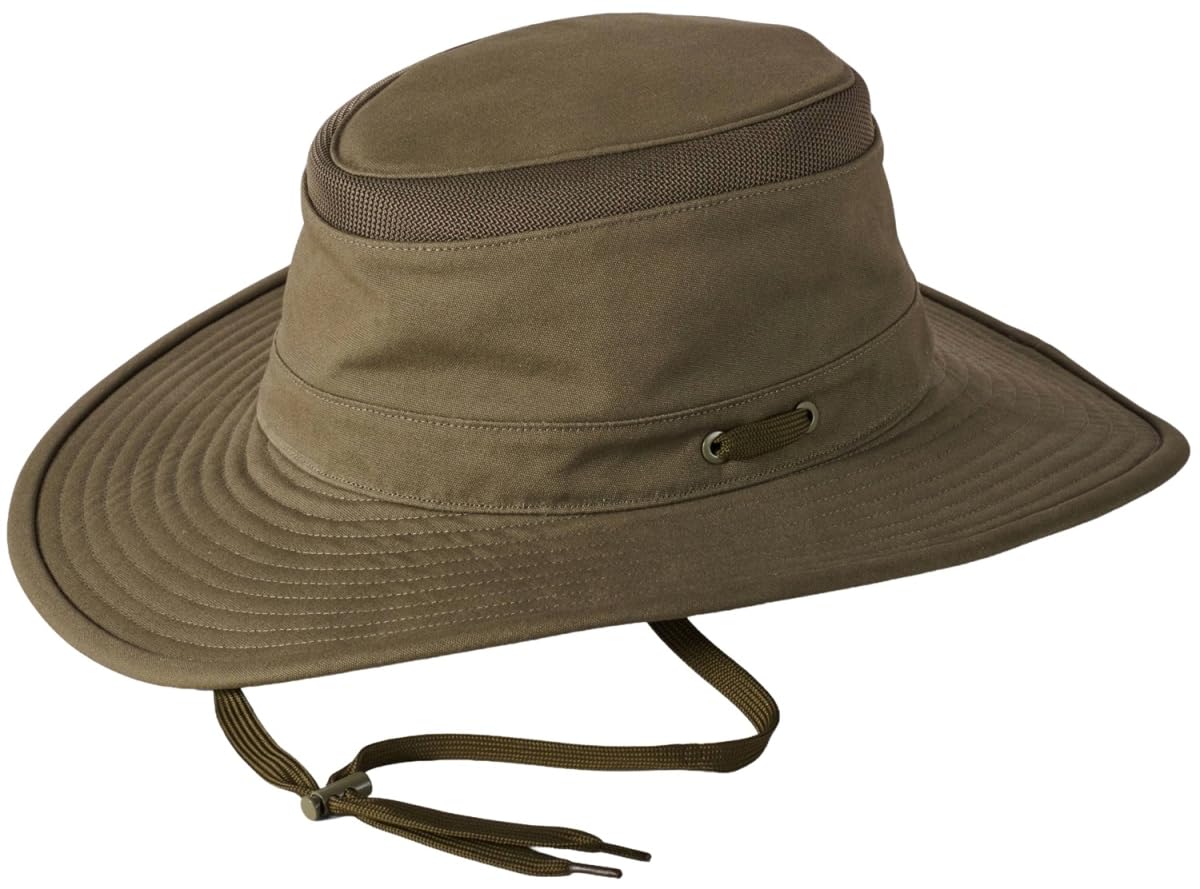 Failsworth Men's Khaki Ranger Cotton Safari Hat - Medium (57Cm)