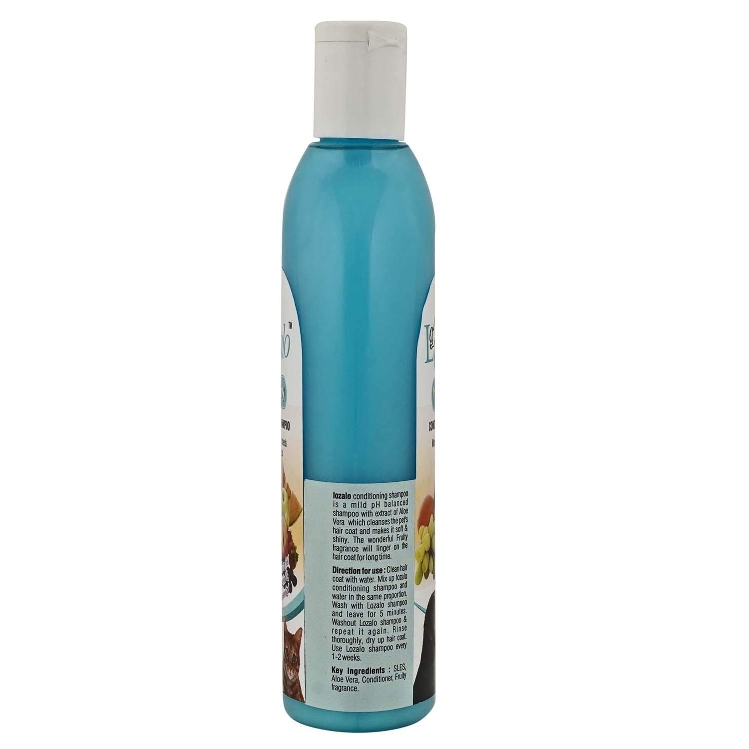 Lozalo Pet Care Conditioning Fruit Shampoo for Dogs & Cats (Mix Fruity, 200 ml) 1