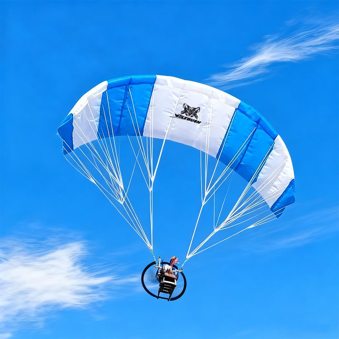2.4G 128cm Spannweite RC Paraglider, Elektrische Stunt Mini Paraglider Modell Stuntflug In Großer Höhe RC Flugzeugmodell, Urlaubs- Und Geburtstagsgeschenk (RTF Version)