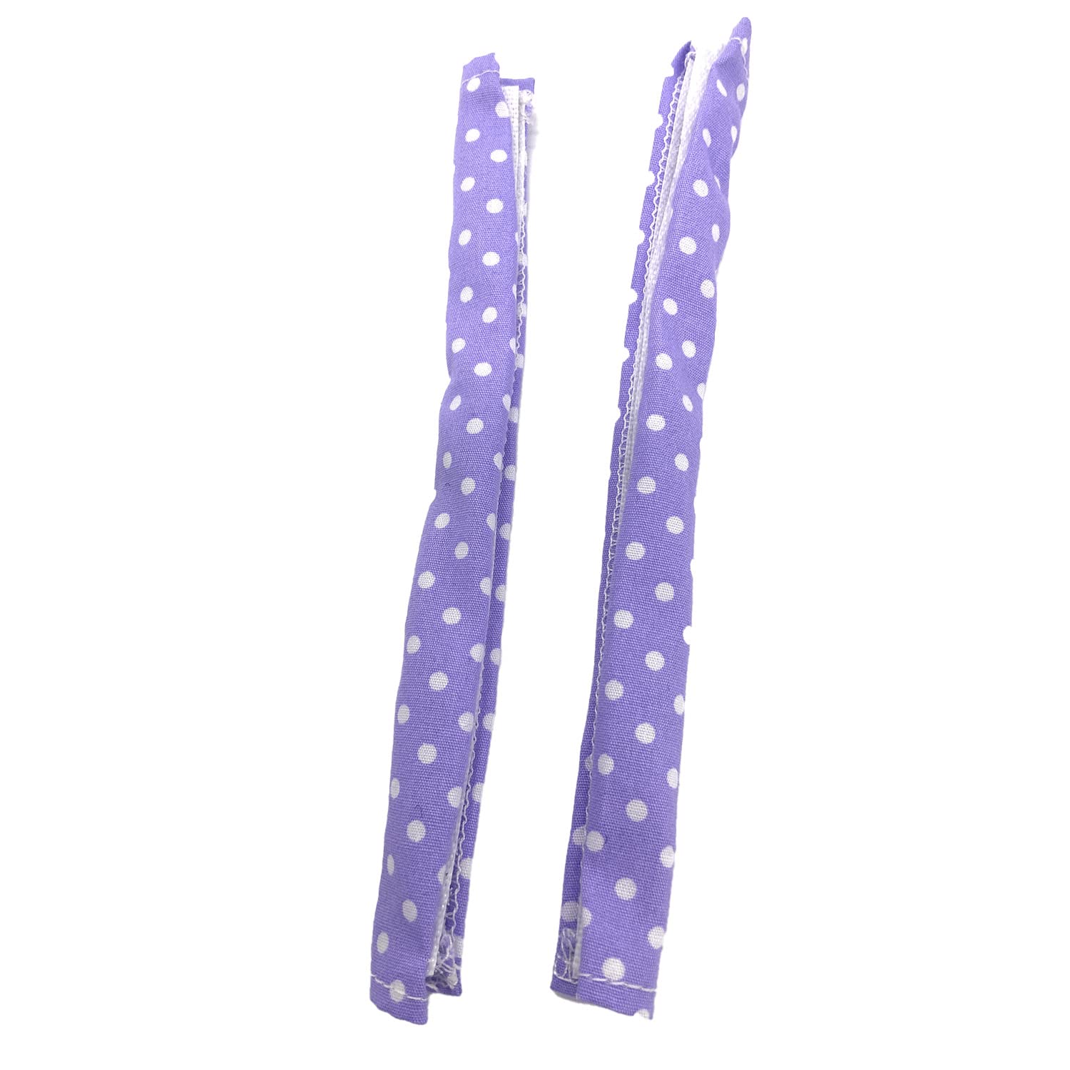 Over Ear Protection Wrap Covers for Nasal Spec O2 Oxygen Cannula (NO Medical Equipment is Included) (Lilac Polka dot)