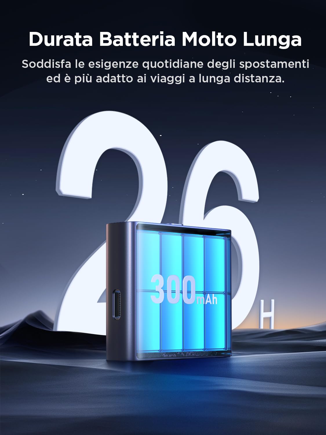JOYROOM Ricevitore Bluetooth 5.4 Auto Bass Stereo, Jack Aux 3,5mm Chiamate in Vivavoce, 26 Ore Autonomia