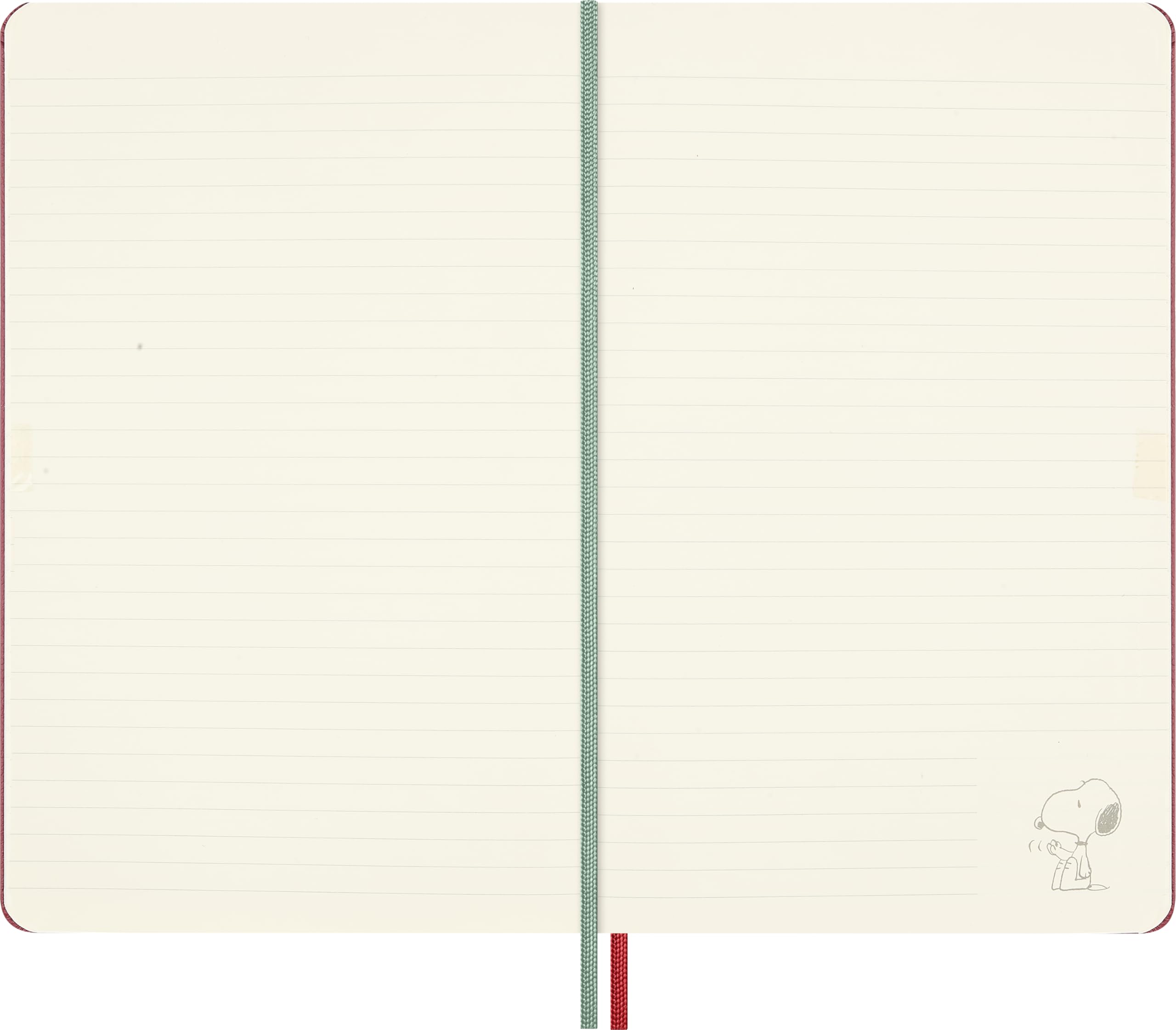 Moleskine Peanuts Sammlerbox limitierte Ausgabe, Notizbuch Hund L/A5, liniert, fester Einband, Cahier L/A5, liniert, weicher Einband, Mäppchen, Sticky Notes