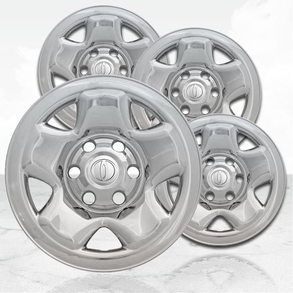 Upgrade Your Auto 16" 4pc Gloss Black Wheel Skins (Set of 4) for Toyota Tacoma PreRunner/4x4 2005-2021