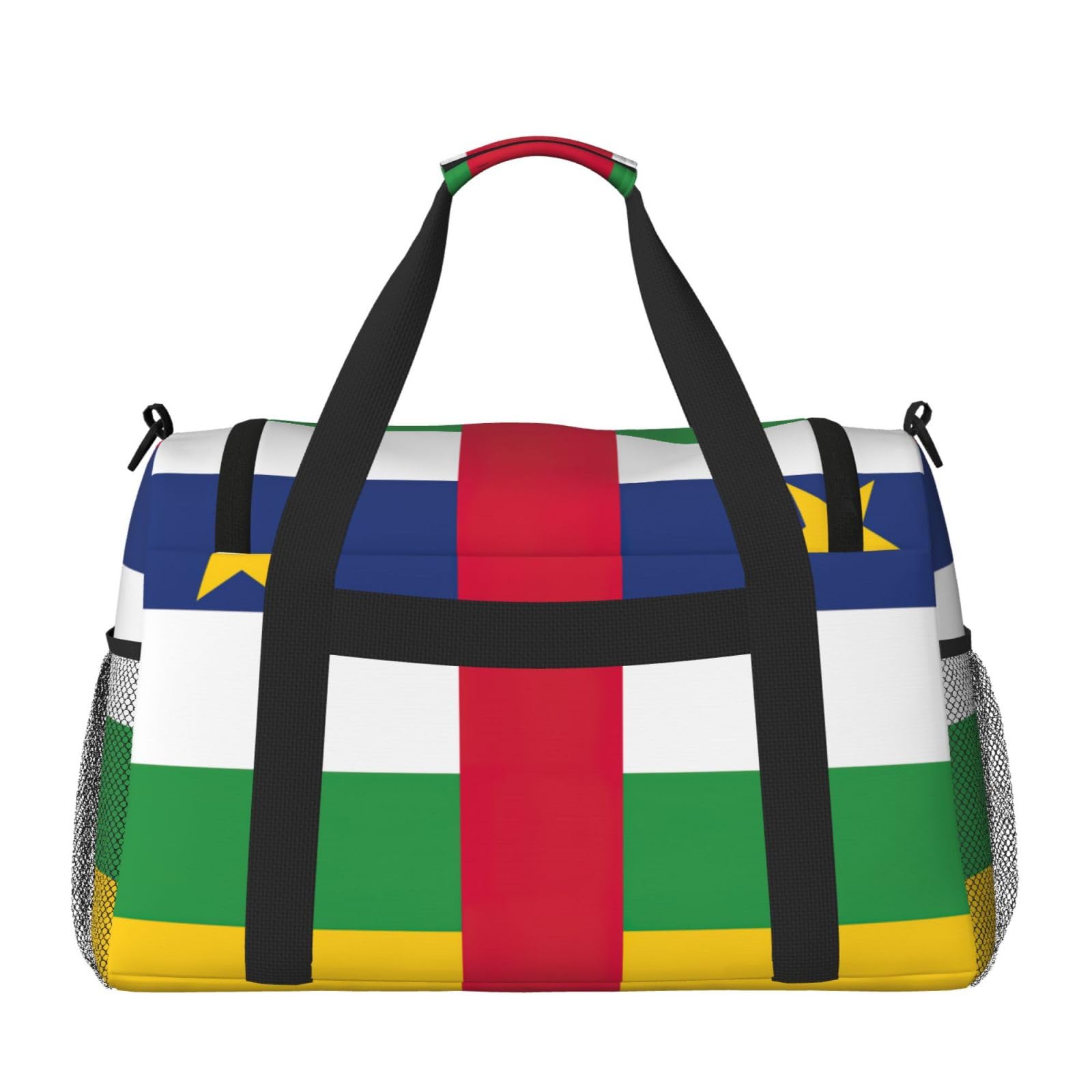 Flaga Środkowej Afryki Torba na ramię Kobiety Mężczyźni Torba podróżna Crossbody Torebka Torba na ramię Torebki robocze Codzienna torba Hobo