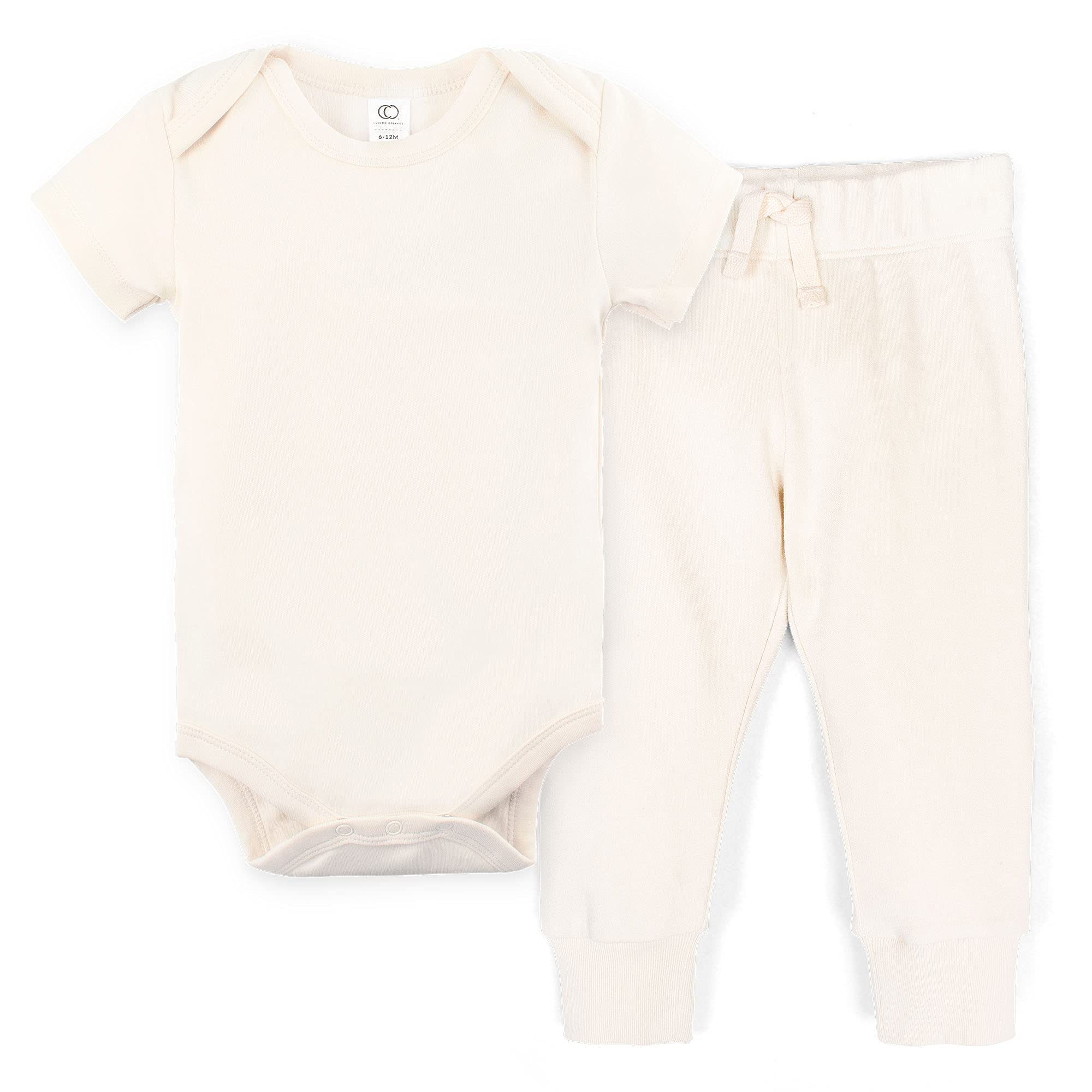 Organic 2 Piece Set - Natural - 0-3M