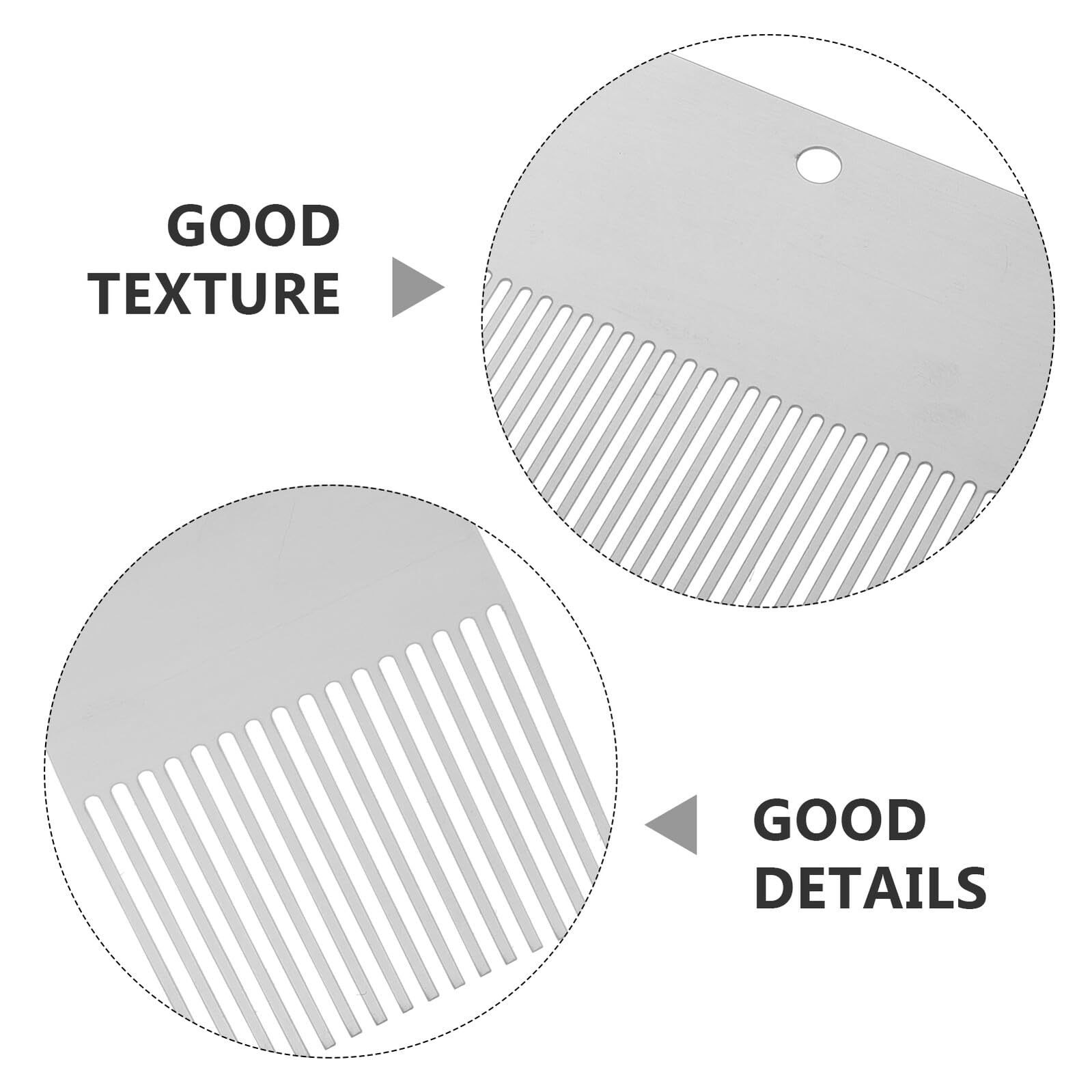 Peine Texturizado para Pintar Vetas en Paredes de Acero Inoxidable Herramienta Resistente y Precisa Kit de 4 Piezas para Proyectos de Textura y Decoración del Hogar