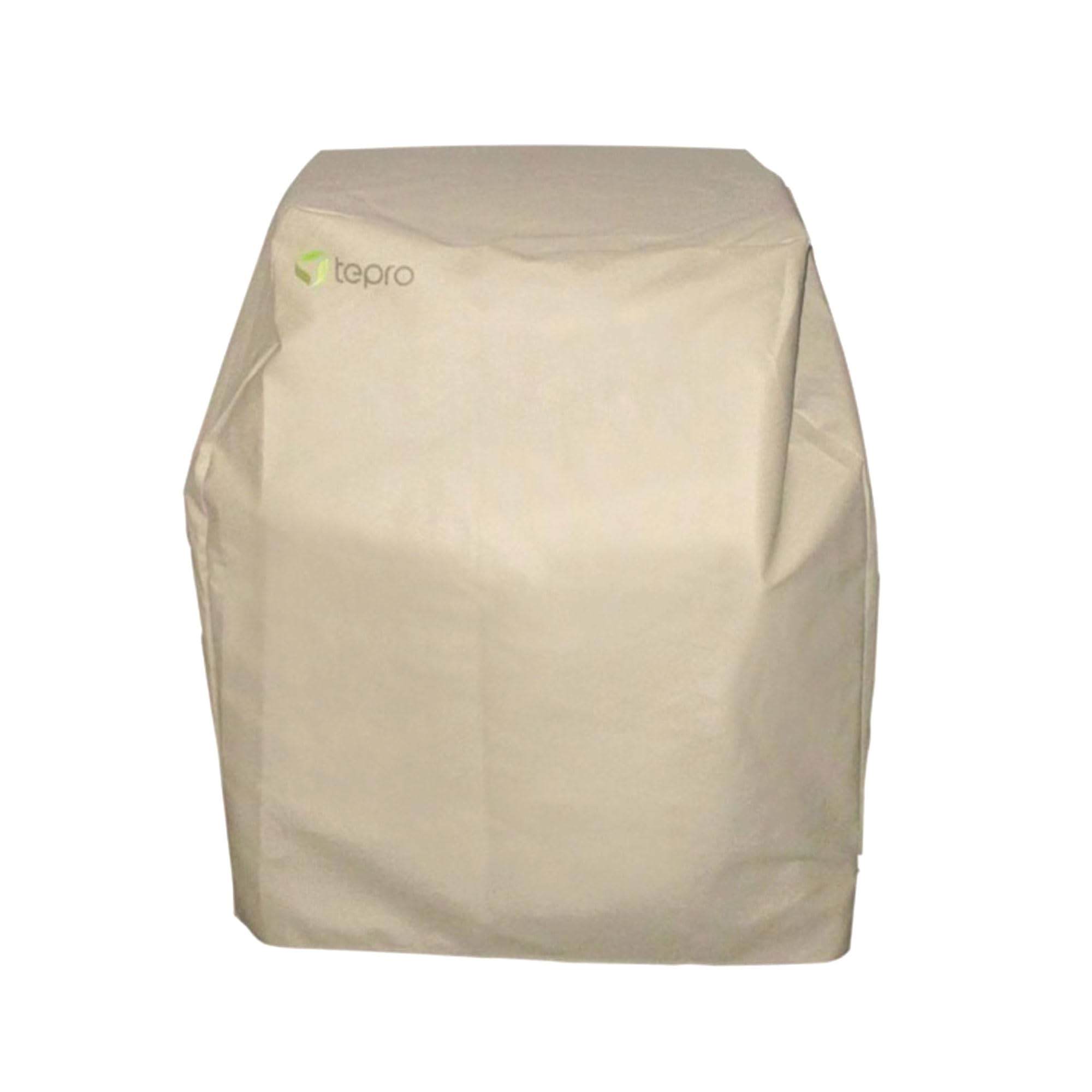 tepro Universal Barbecue Trolley Cover Small Weatherproof Water Resistant UV Protection Heavy Duty Polyethylene 41" x 19" x 40" Beige