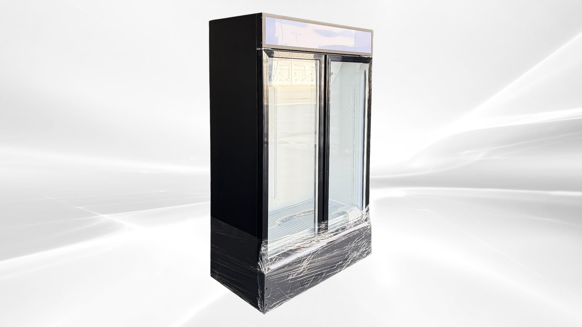 Elite Kitchen Supply Commercial Glass Door Display Refrigerator, Etl 600l Capacity, Double Door With LED Light, Adjustable Shelves, 39-Inch Lc-600 on Fridge.com - View 6
