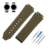 Big Bang Rubber Frosted 25mm Silicone Watch Bands Replacement Fit for Hublot 19mm*25mm*22mm Big Bang Watch Strap Wirstband(without metal buckle) For Men and Women