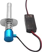 Vista 4 de Share Goo Encendedor de encendido RC de 6 V-24 V para 1/8 1/10 RC Nitro modelo coche, camión, barco, azul