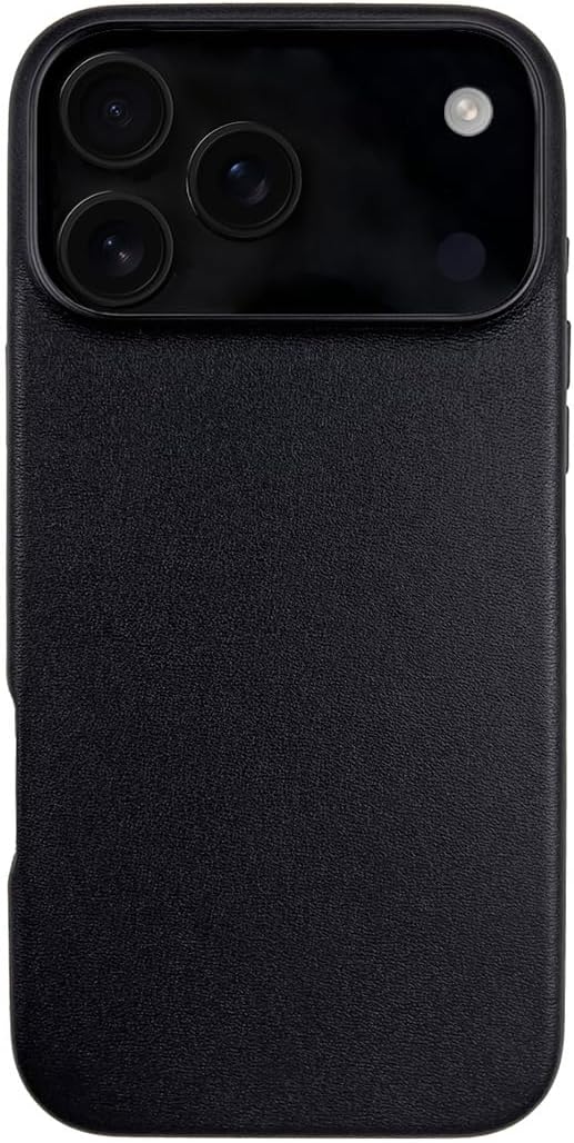 Handcrafted Premium Genuine Leather Case for iPhone 17 Pro,Compatible with MagSafe-Midnight - Image 2