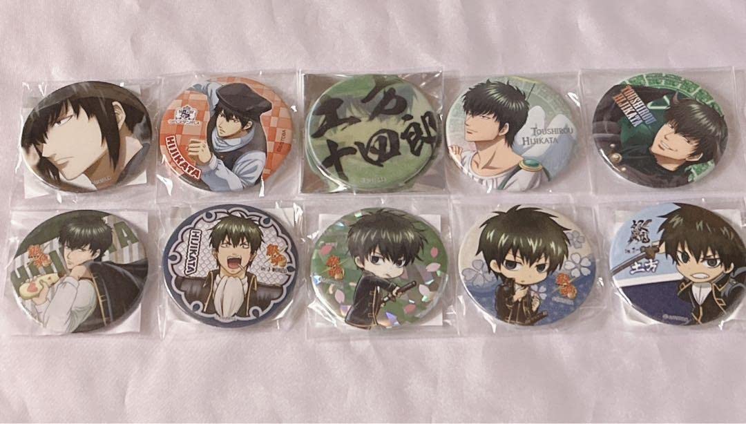 最も 銀魂 土方十四郎 缶バッジ 10点 elpidajob.gr