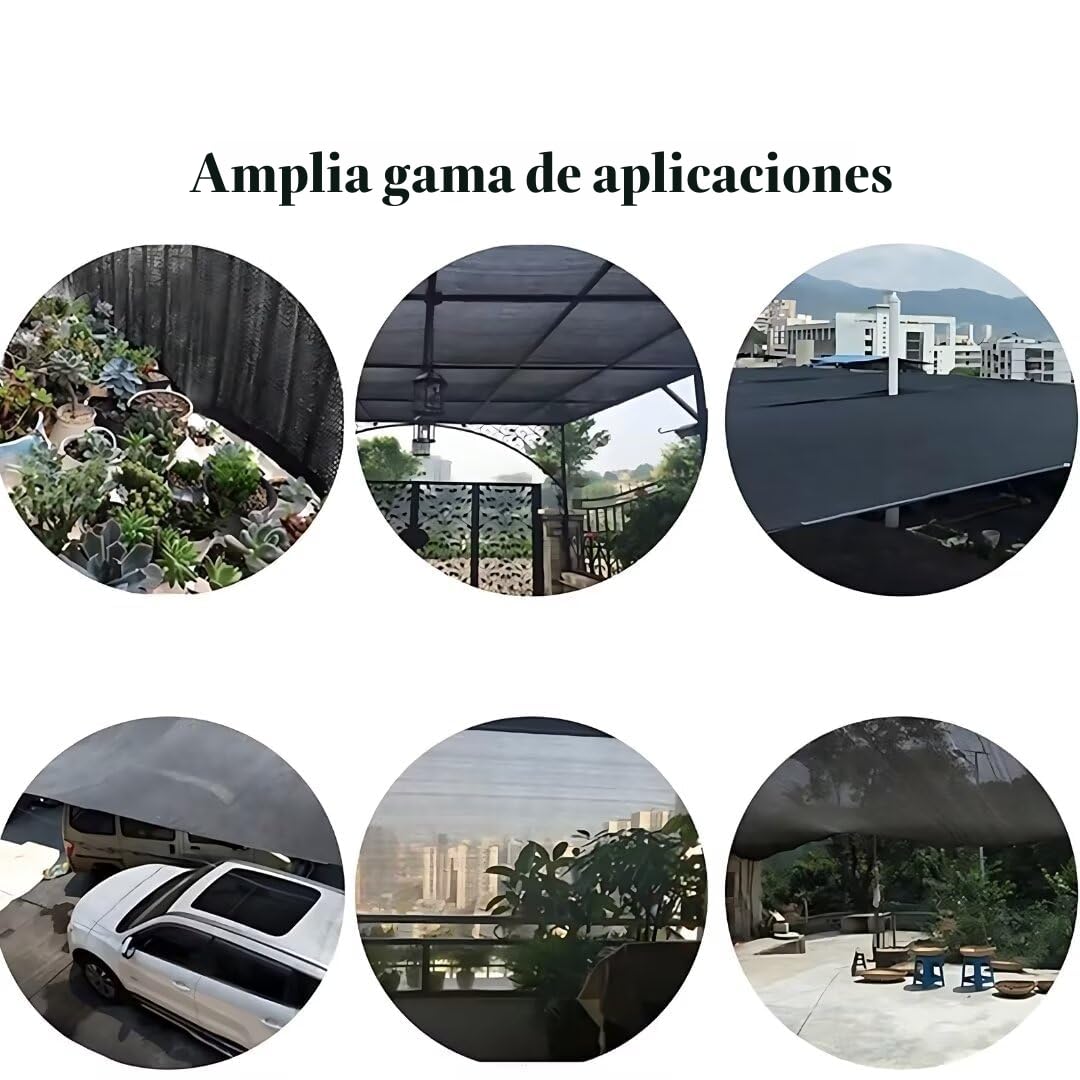 Red de Sombra Al Aire Libre 2X1m, Malla Sombreadora Jardin, Mallas de Sombreo con Ojales, Transpirable y Protector Solar, para Exterior, Patio, Plantas Flores, Balcón