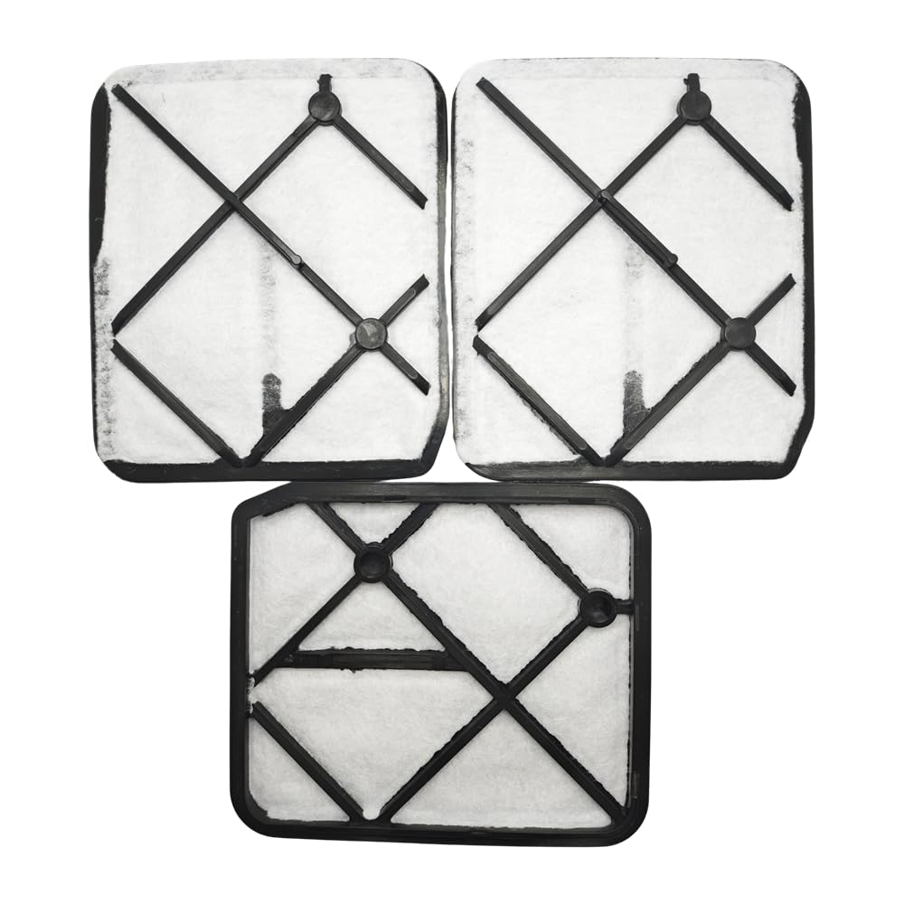 3 filtros de Aire compatibles con cortacésped 37, 38, 42, 44, 370, 380, 440 y 6120025BR.