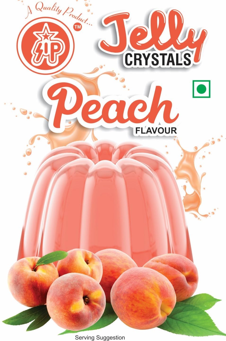SIP Jelly Crystal Peach (Pack of 2)