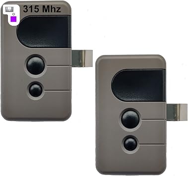 for 139.53985D, 139.53990D, 139.53914D, 139.53910D, 139.53920D HBW2028 for LiftMaster Chamberlain Sears Craftsman Garage Door Opener Remote with Purple Learn Button 2pack