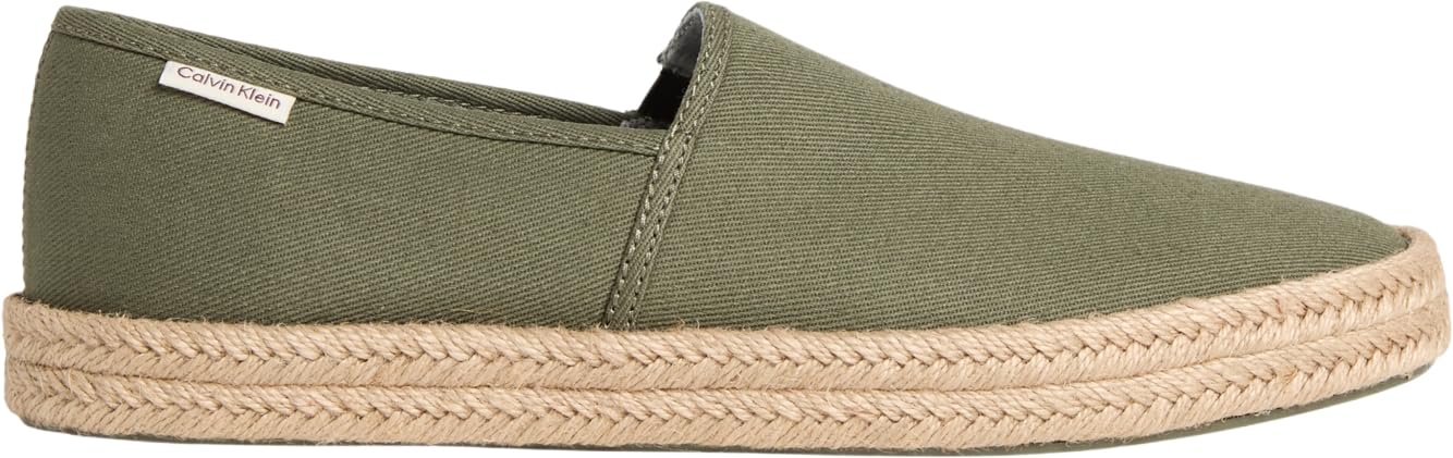 Calvin Klein Herren Espadrilles ESS Espadrille Cv Sommer, Grün (Deep Lichen Green), 43