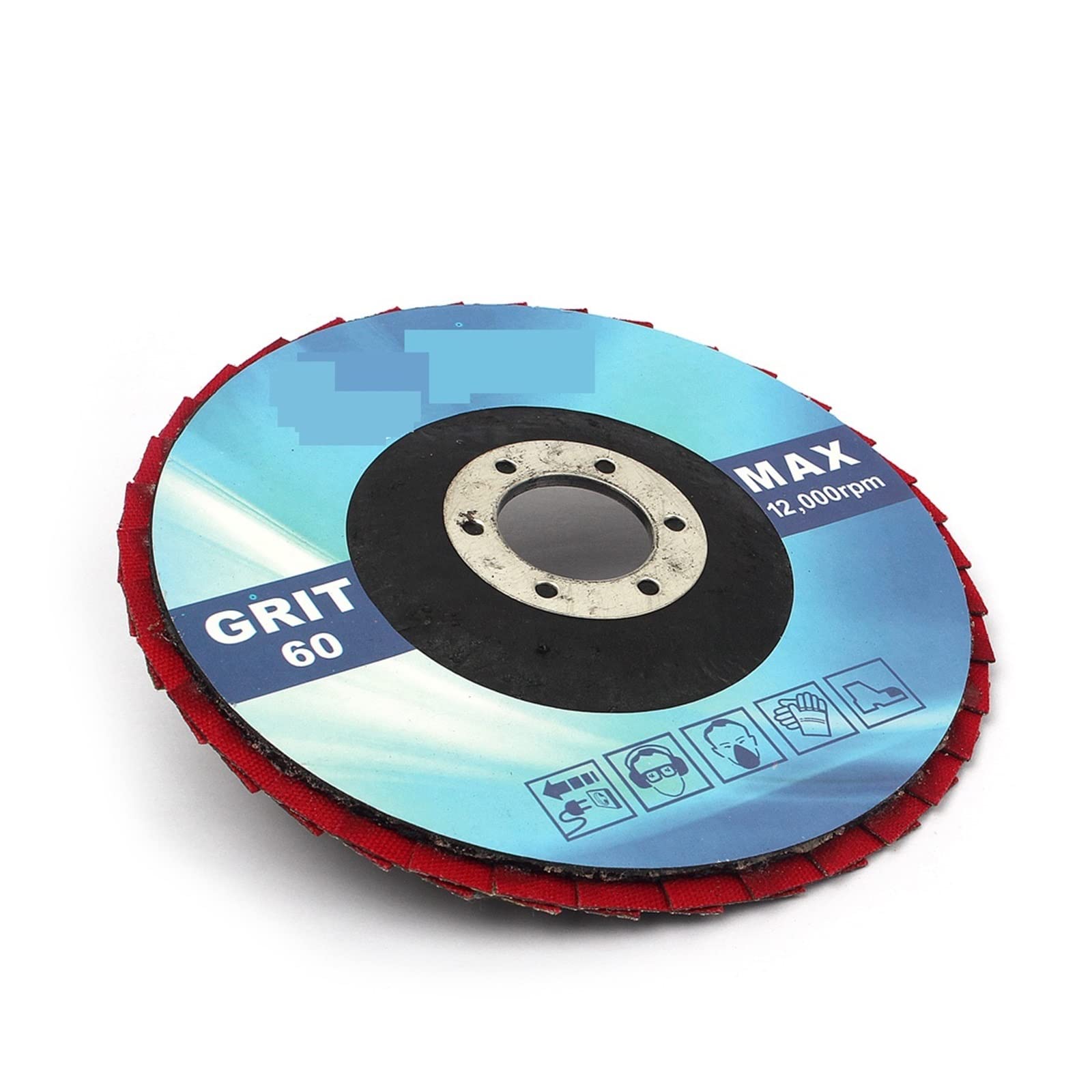 Mola a tazza diamantata, 5 pollici 1pc 60/100/200/400 Grana Mole 125 millimetri Flap Levigatura Disco Abrasivo for Smerigliatrice Angolare diamante Levigatura Pad,per smerigliatrice angolare(60)