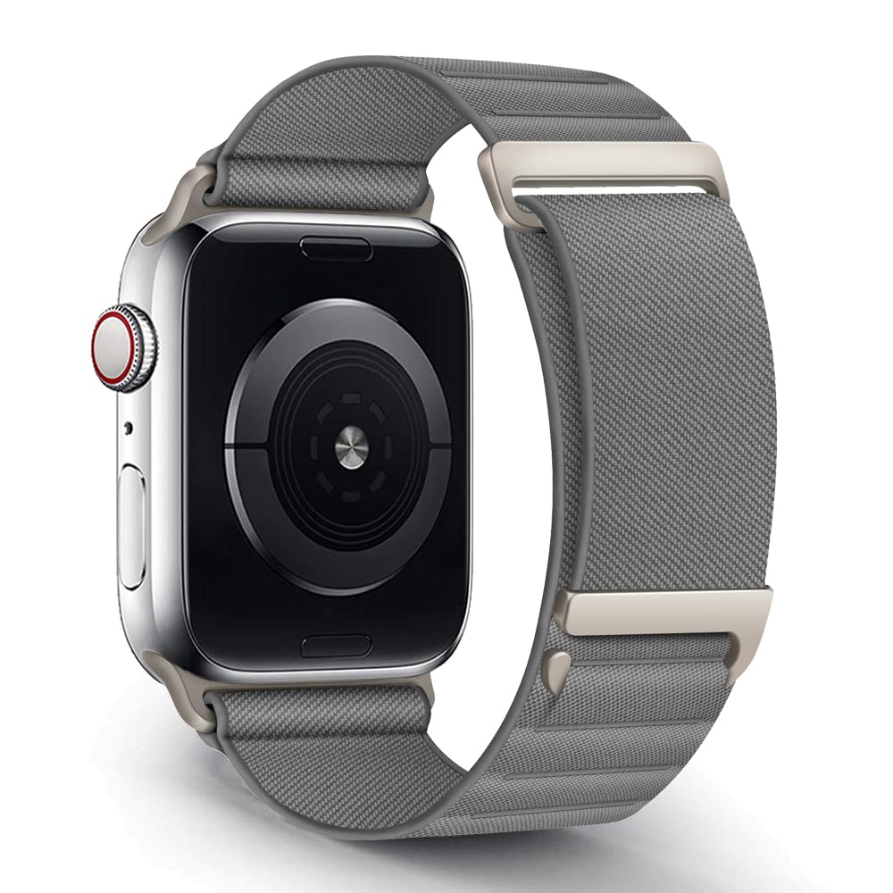 TANAKEY Cinturino in Alpine Loop Compatibile con Apple Watch Ultra 49/45/44/42mm 41/40/38mm, Cinturini di ricambio Solo Loop Intrecciati Compatibile con iWatch Ultra Series 8/7/6/5/4/3/2/1/SE