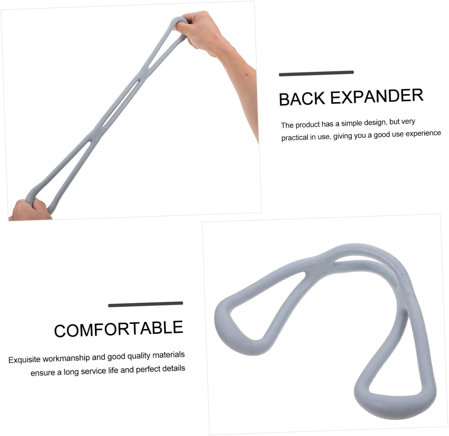 2pcs Back Training Elastic Ropes for Women Gym Belt Exercise Equipment Stretchy Arm Pulling Trainer Muscle Expander Workout Belt Random Color