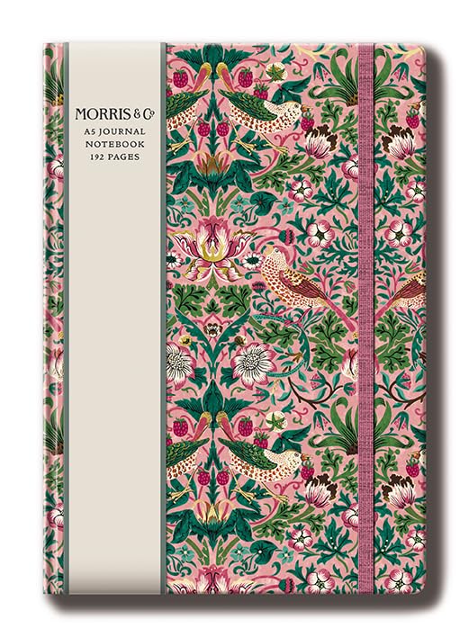 GBCC A5 Notebook - Bird Design by Morris & Co - WMS0018, Multicoloured