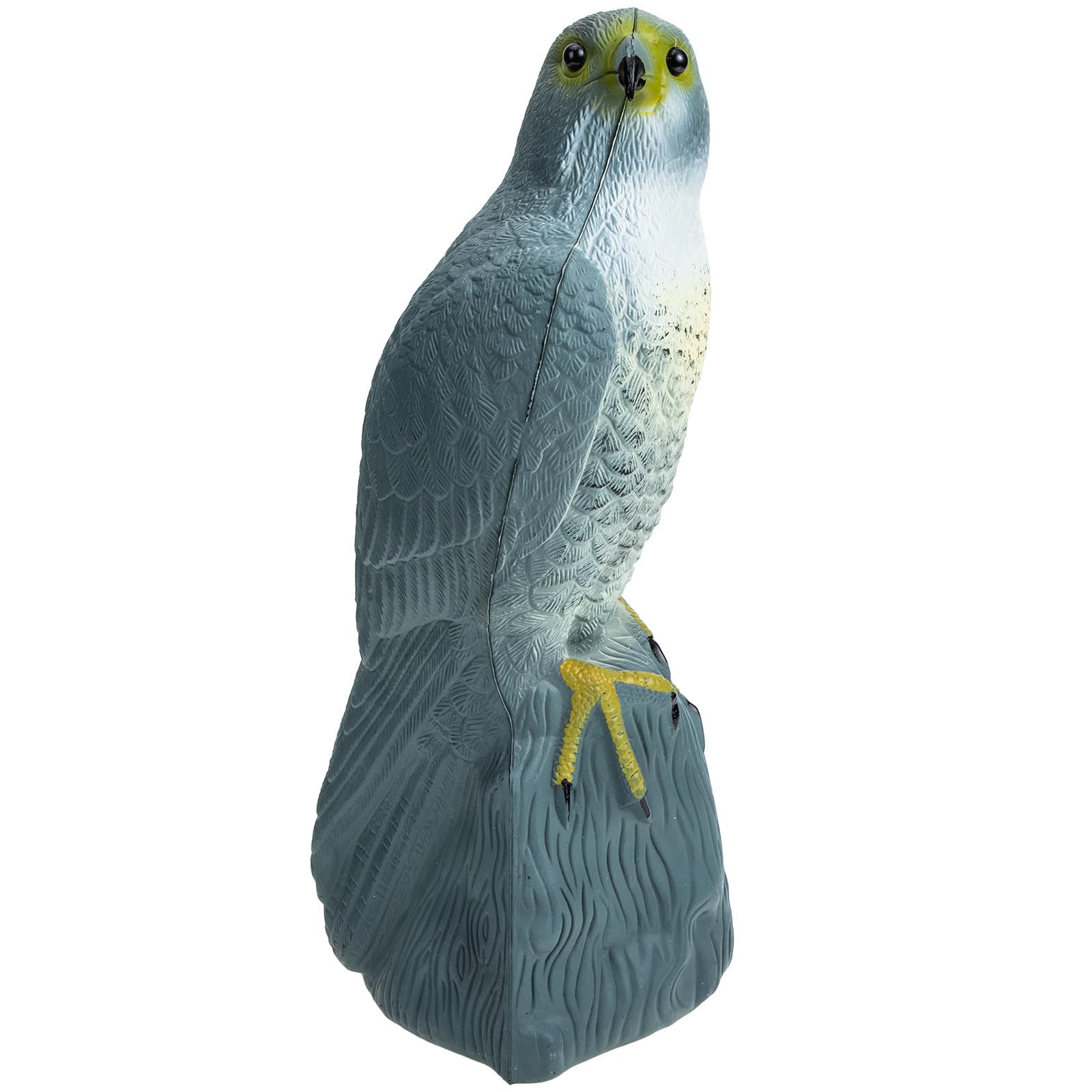 Oiseau Décoratif Faux Épervier Accessoire de Chasse et Aménagement Paysager PE