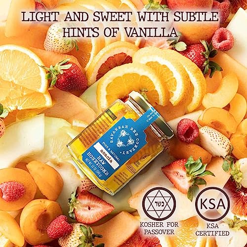 Miel Pura Acacia en Panal Hexagonal en Frasco de Vidrio miniatura 2