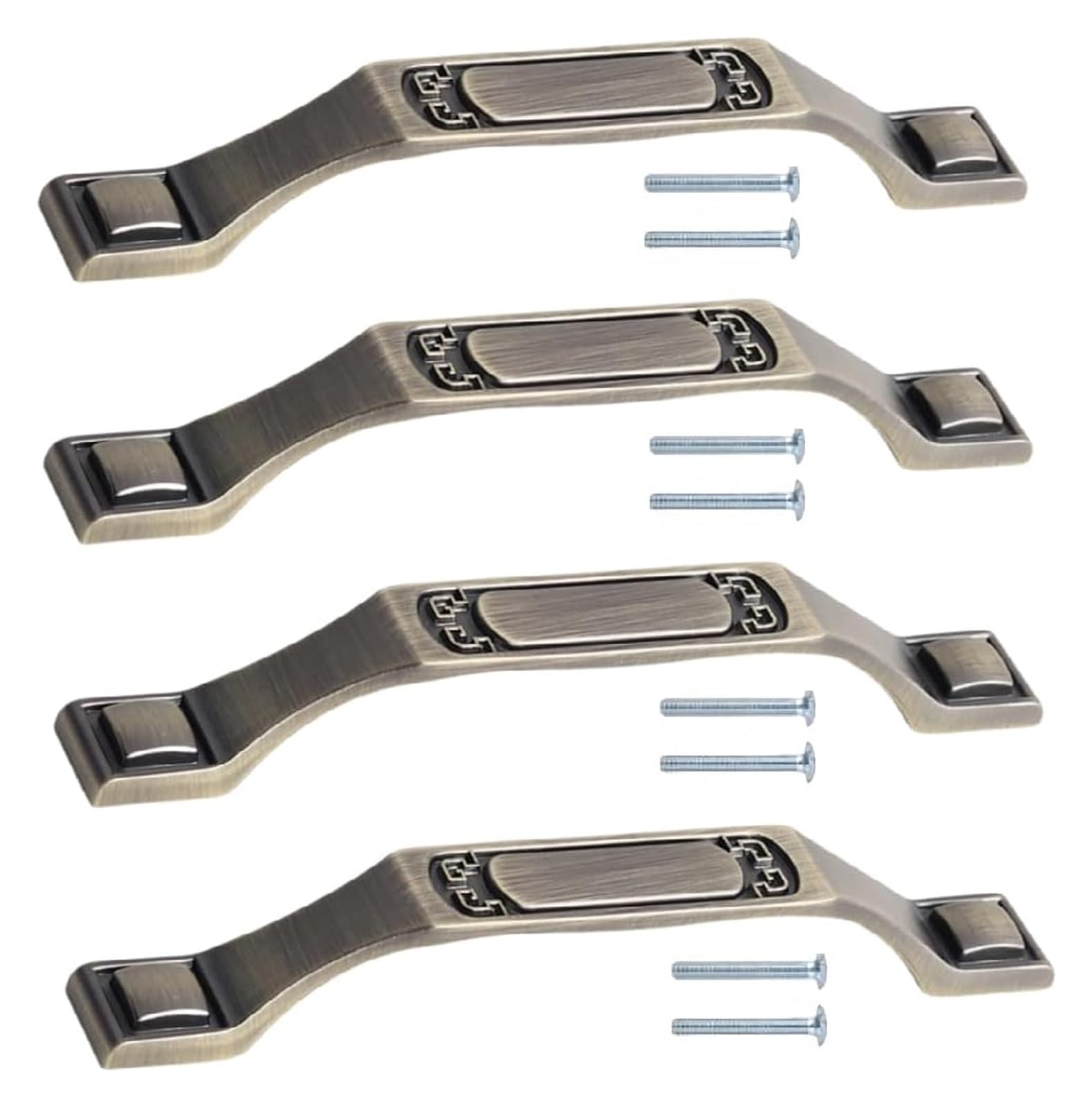 NLQCSXWEP Zinc Alloy Cabinet Bow Handle, Zinc Alloy Handles Blue 4 pcs for Cabinet Door Wardrobe(D-128mm)