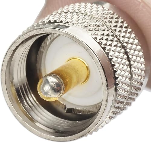 image for Superbat UHF Male PL-259 to UHF Male PL-259 Low Loss Digital Coax UHF 