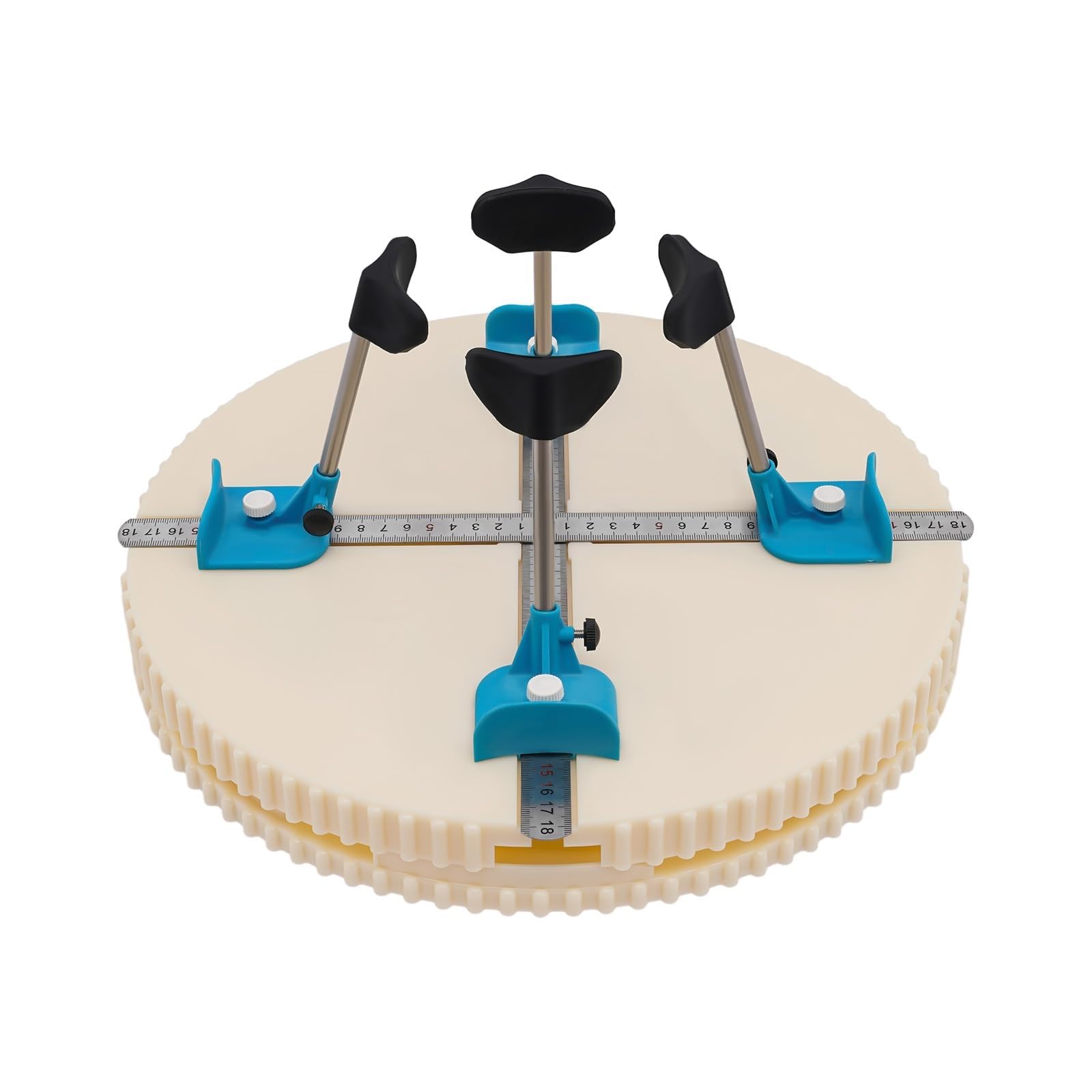 Morsetto per giradischi per macchine ceramiche, morsetto triangolare regolabile per il fissaggio di ceramica, morsetto per giradischi per rifilatura ceramica