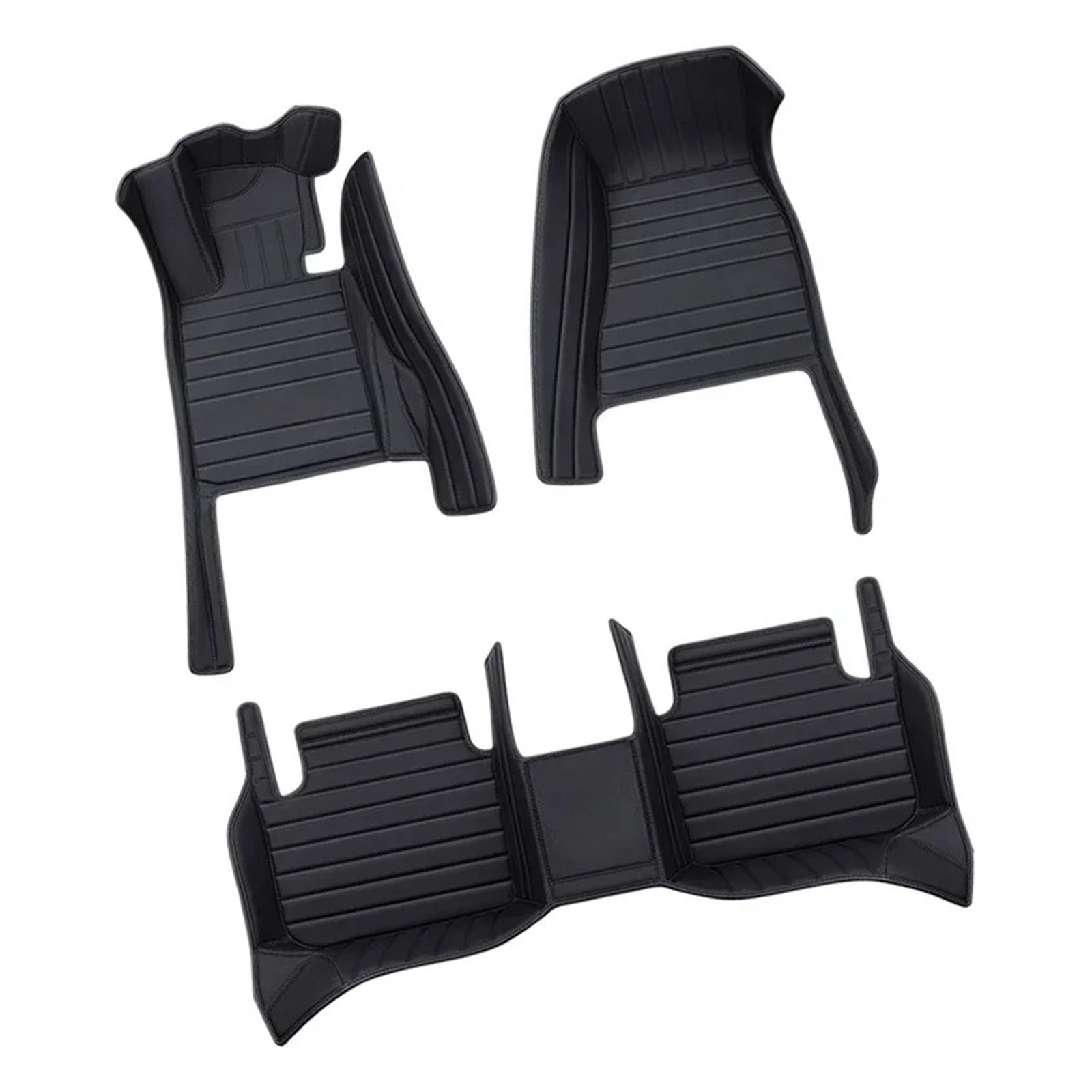 Car Alfombrillas Coche para BMW para X2 F39 2018 2019 2020 2021 2022 2023 5D Alfombrillas De Coche Accesorios Interiores(All Black 5 Seats)