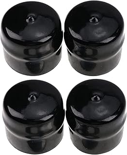 DVPARTS 4PCS 532104757 Rubber Wheel Axle Hub Caps for Husqvarna, Weed Eater, Poulan, Sears, Crafstman, Ryobi and Roper Lawn Mower, Lawn Tractor and Snow Blower 532175039, 104757X, 104757X428
