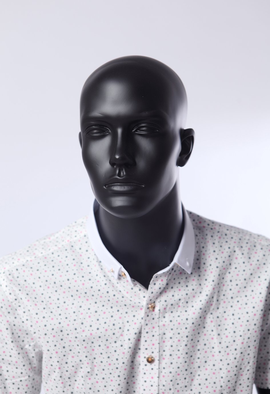 NEU QT10-8 schwarz abstrakte sitzende Schaufensterpuppe Mannequin Figur männlich matt