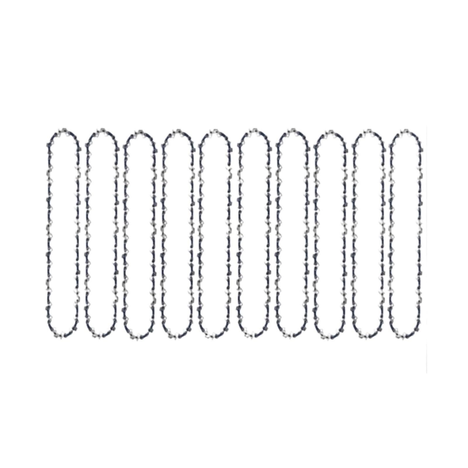Hoja de Sierra de Cadena de 4/6/8 Pulgadas, 1/4" LP, 3/8" LP, Paso de 0,325", Calibre de 0,043"/0,050"/0,058", Motosierra eléctrica a Gasolina