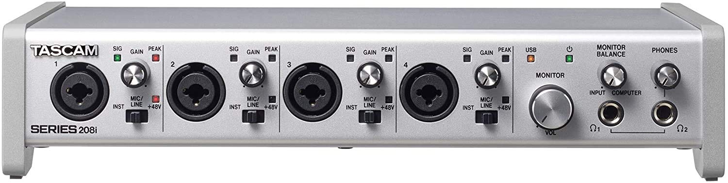 TASCAM(タスカム) SERIES 208i 20IN/8OUT 24bit TASCAM Series 208i 20-in/8-out 24-bit/192kHz USB Audio/MIDI