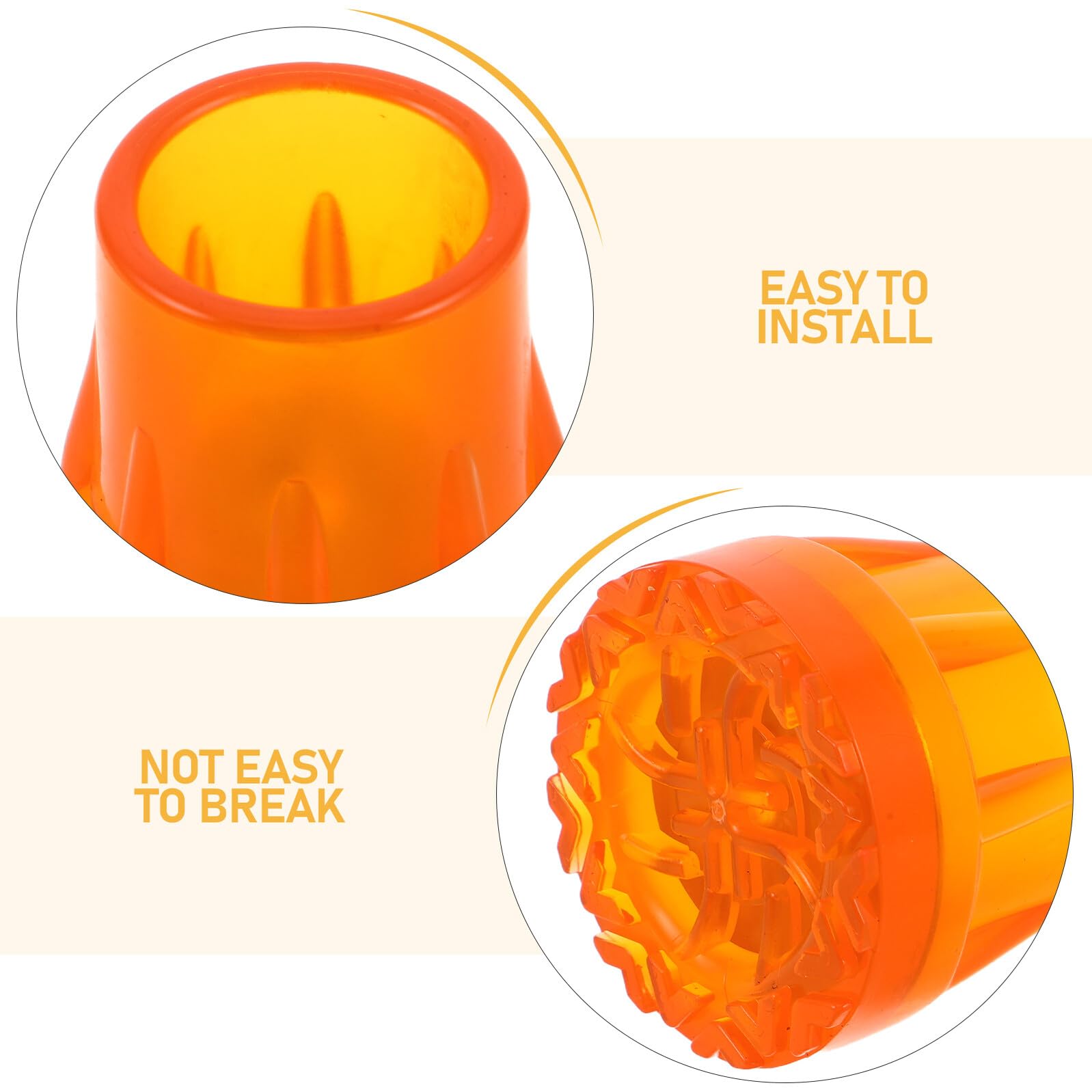 PLAFOPE 8 Piezas Tapas Antideslizantes para Muletas de Almohadillas de Caucho Oxford Resistentes para Bastones y Andadores Soporte Seguro y Absorción de Impactos para Personas Mayores y