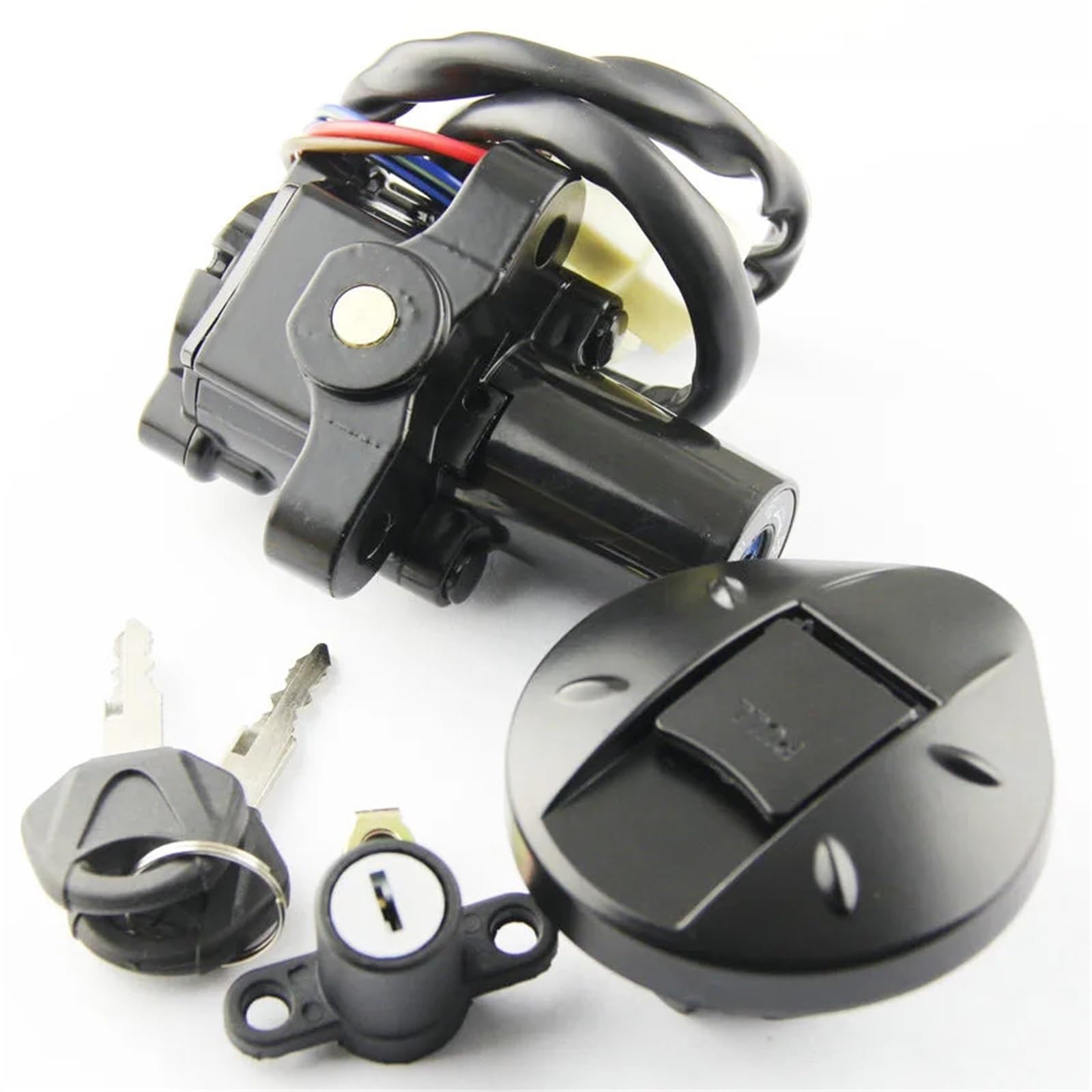 Interruptor de Control de Encendido Para XT660 XT660R XT660X 2004-2011/2014 Juego llaves bloqueo asiento motocicleta Kit tapa combustible interruptor encendido